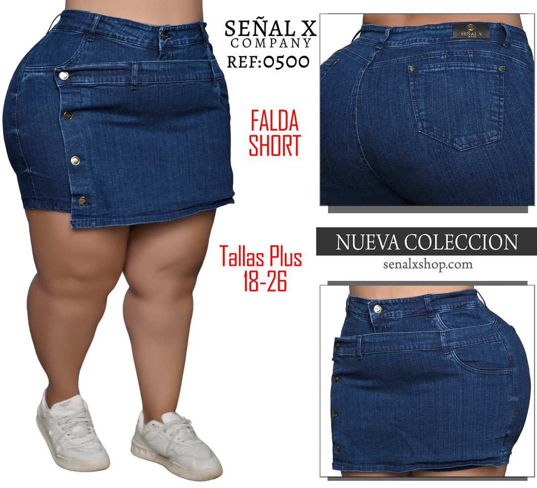 FALDA SHORTS  PLUS CARGO  REF 0500