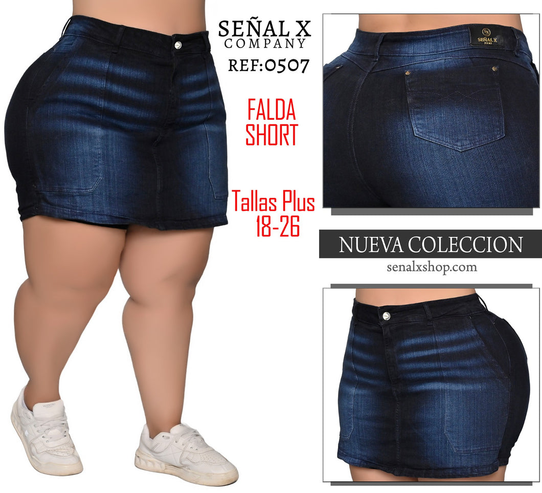 FALDA SHORTS  PLUS  REF 0507