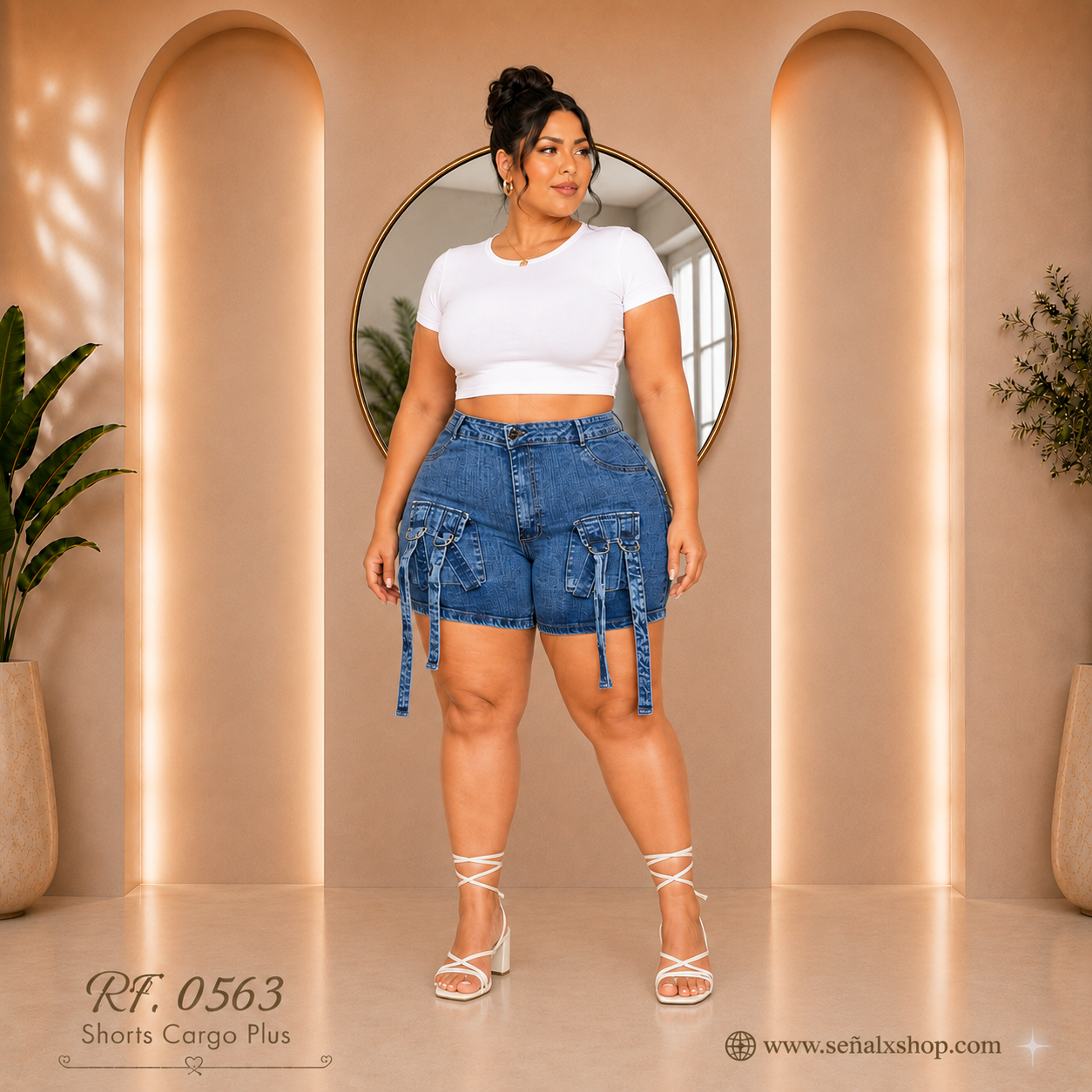 Shorts Cargo  Plus  0563