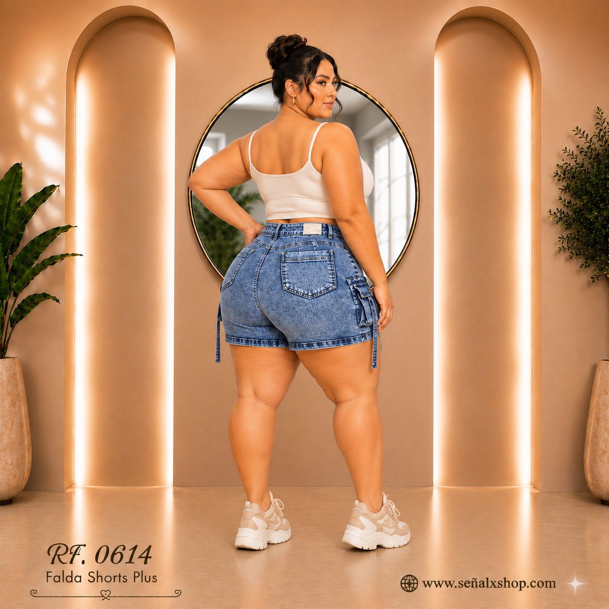 Falda shorts plus 0614