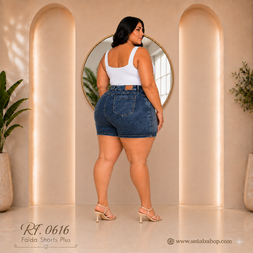 Falda shorts plus 0616