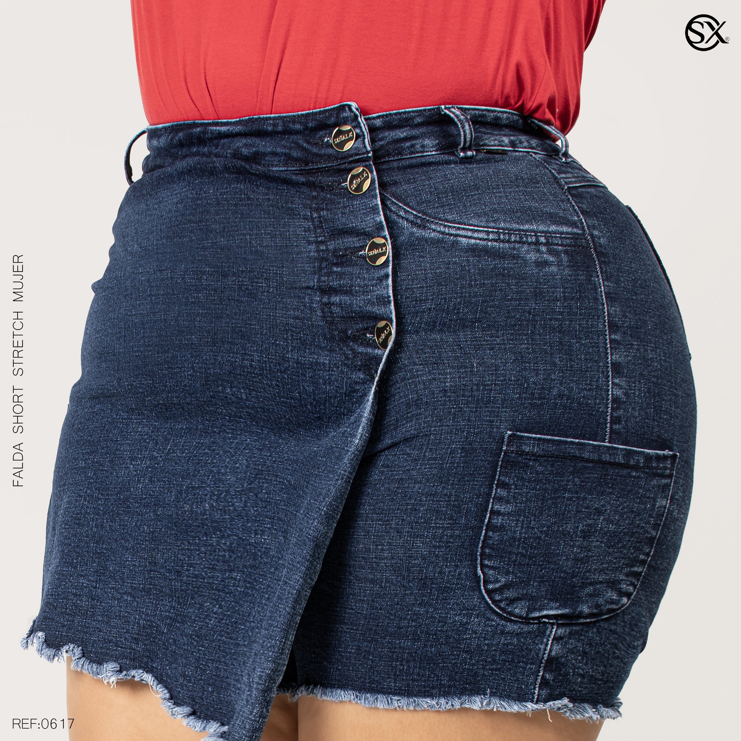 Falda shorts plus 0617