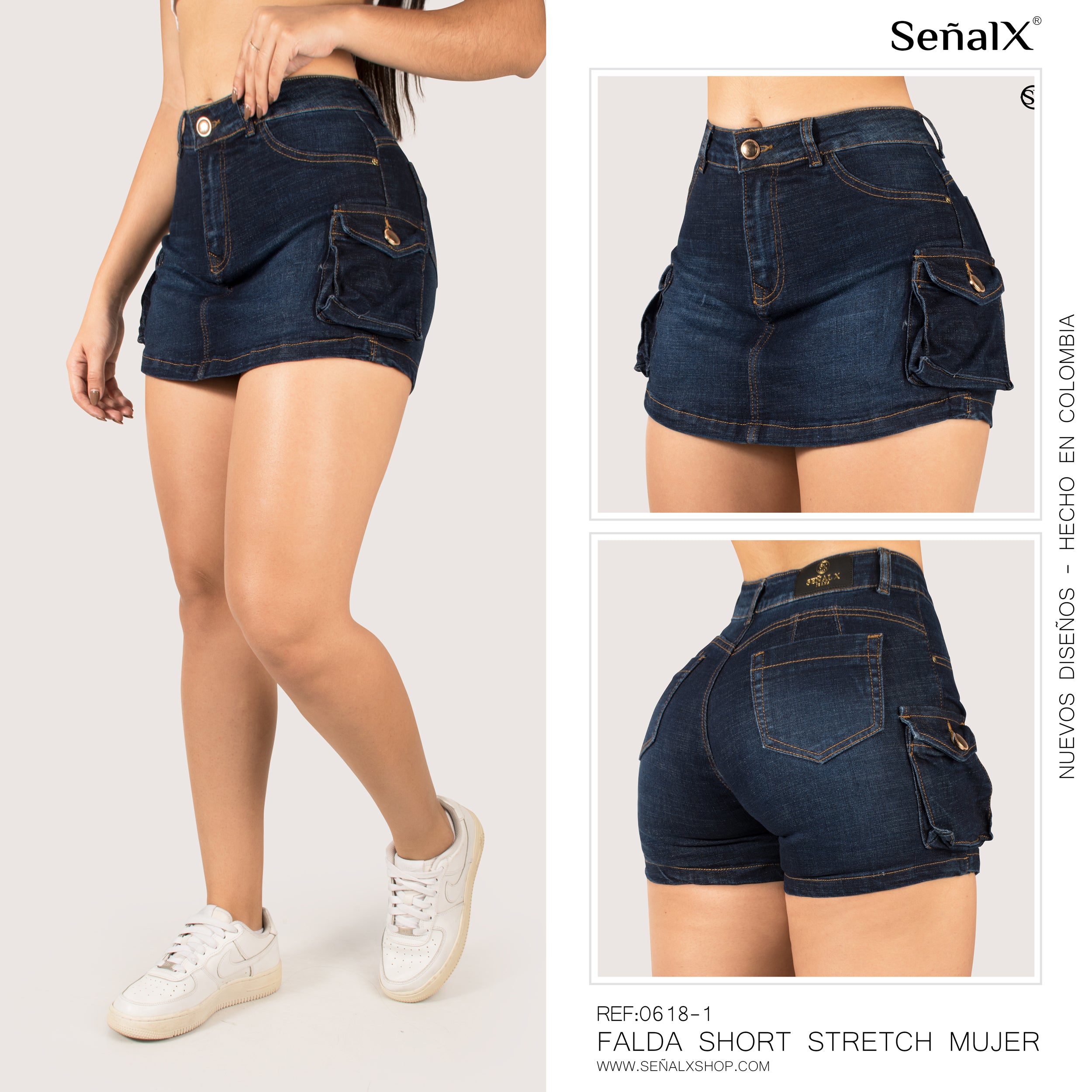 Falda Shorts  0618-1