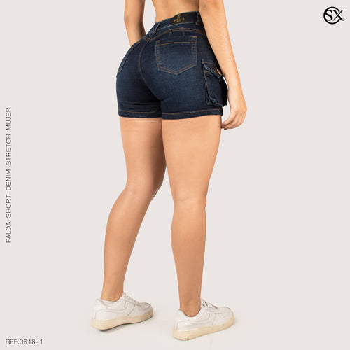 Falda Shorts Cargo 0618-1