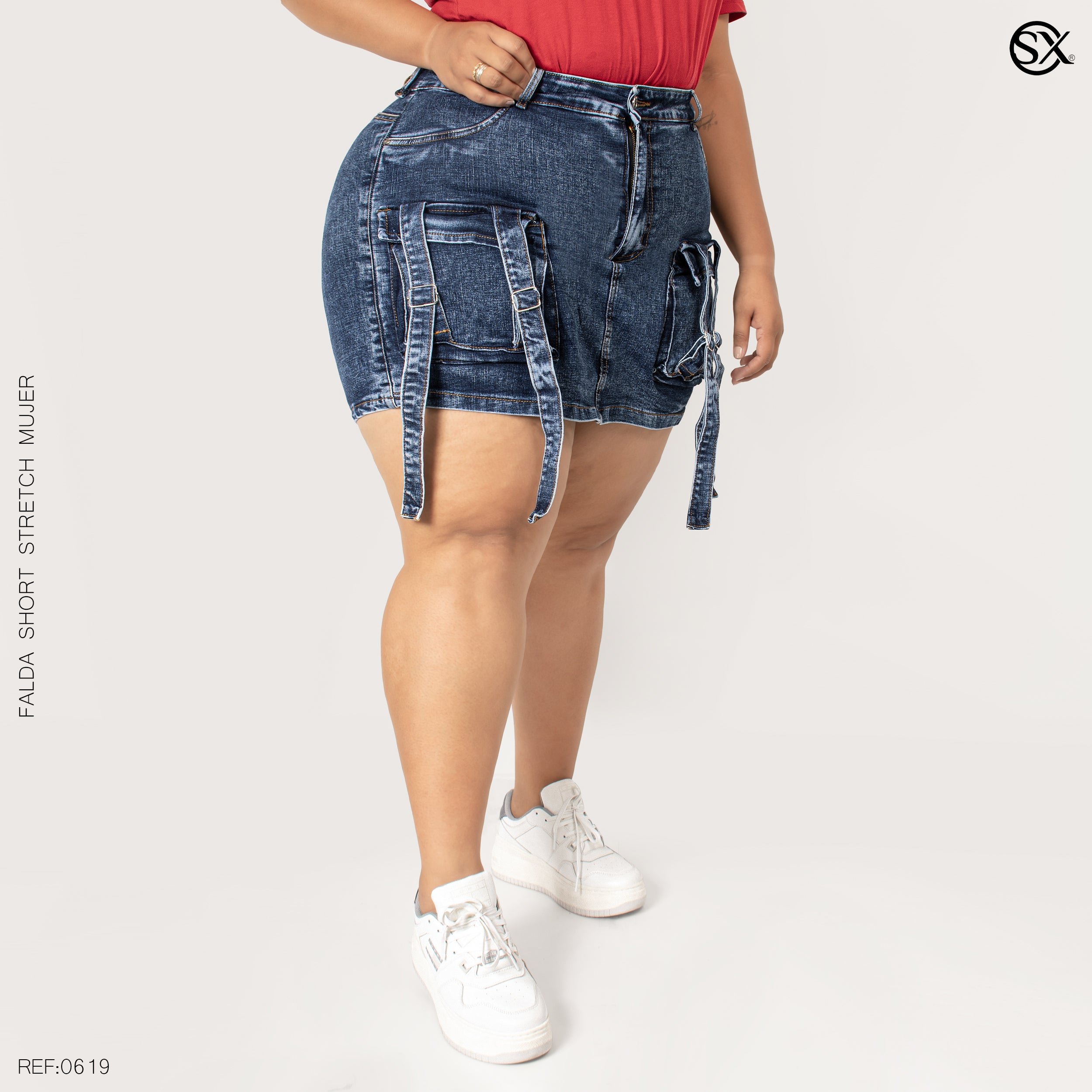 Falda shorts plus 0619