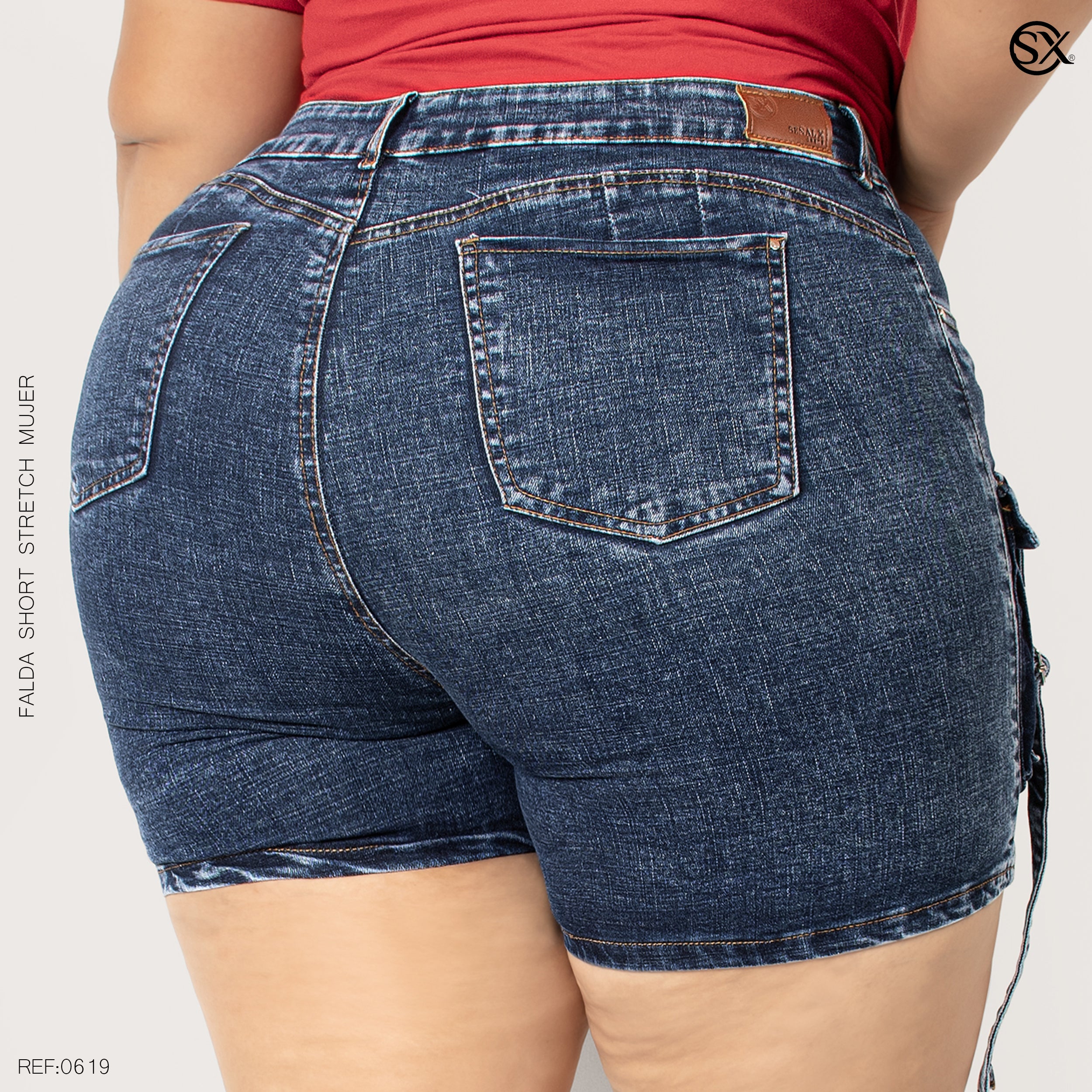 Falda shorts plus 0619