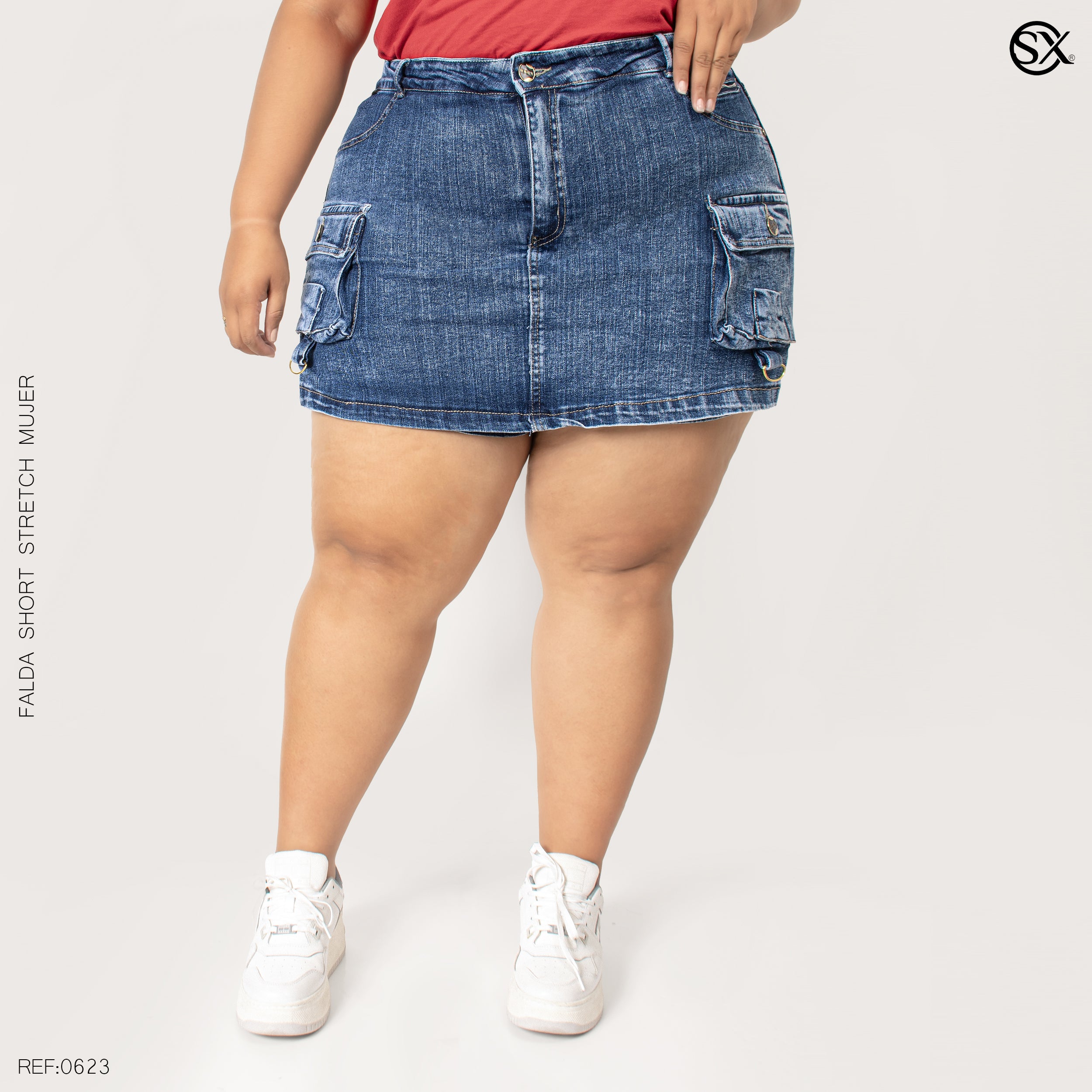 Falda shorts plus 0623