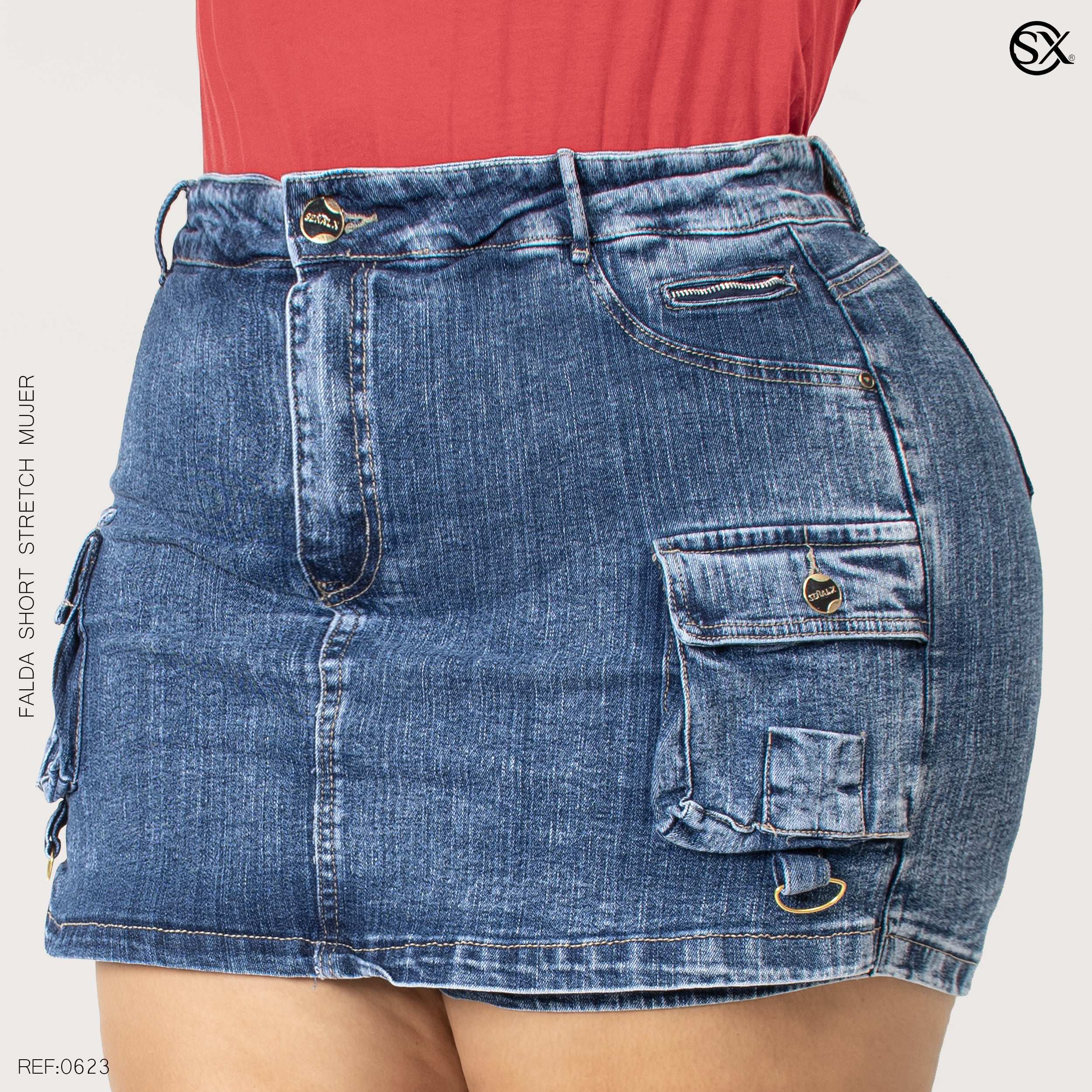 Falda shorts plus 0623