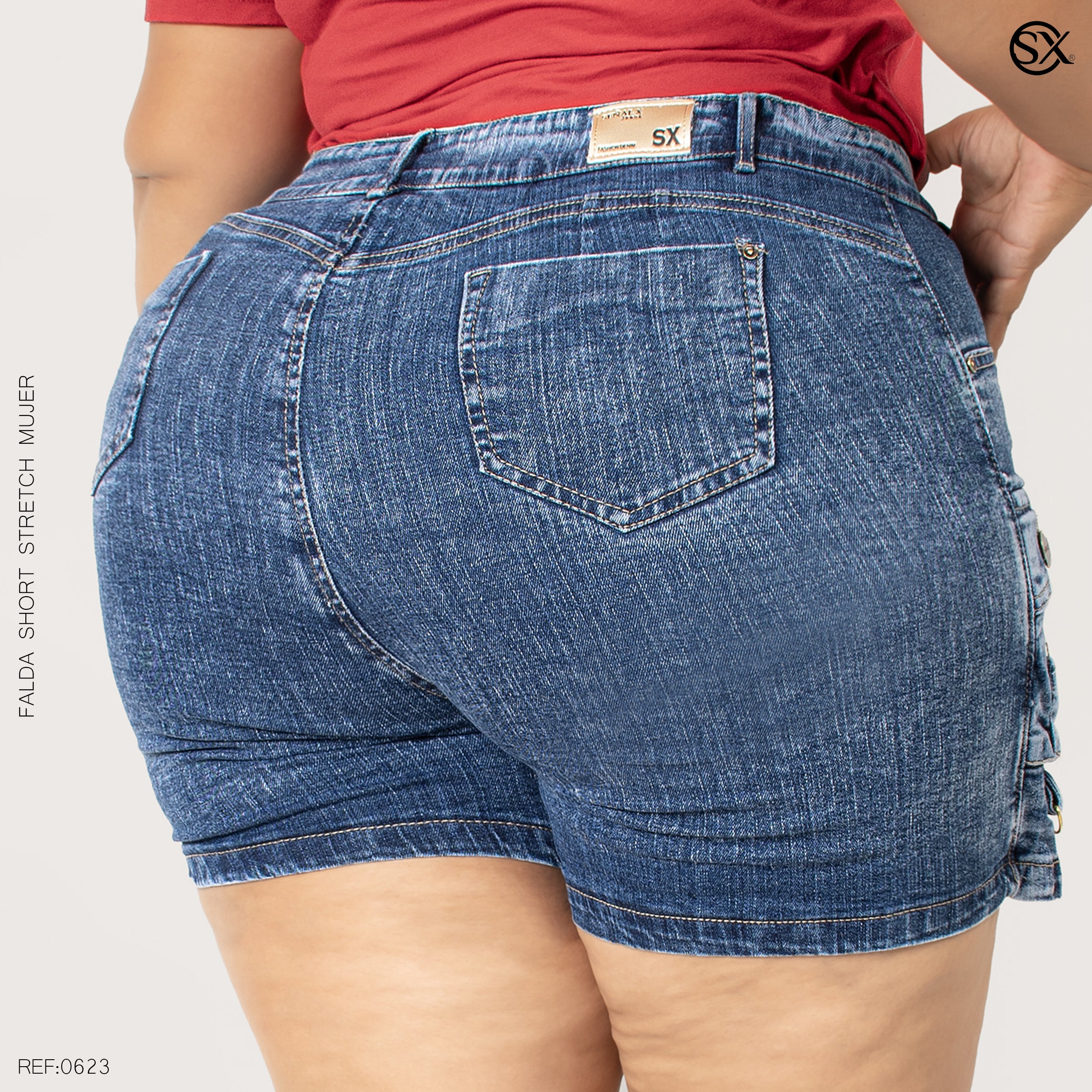 Falda shorts plus 0623