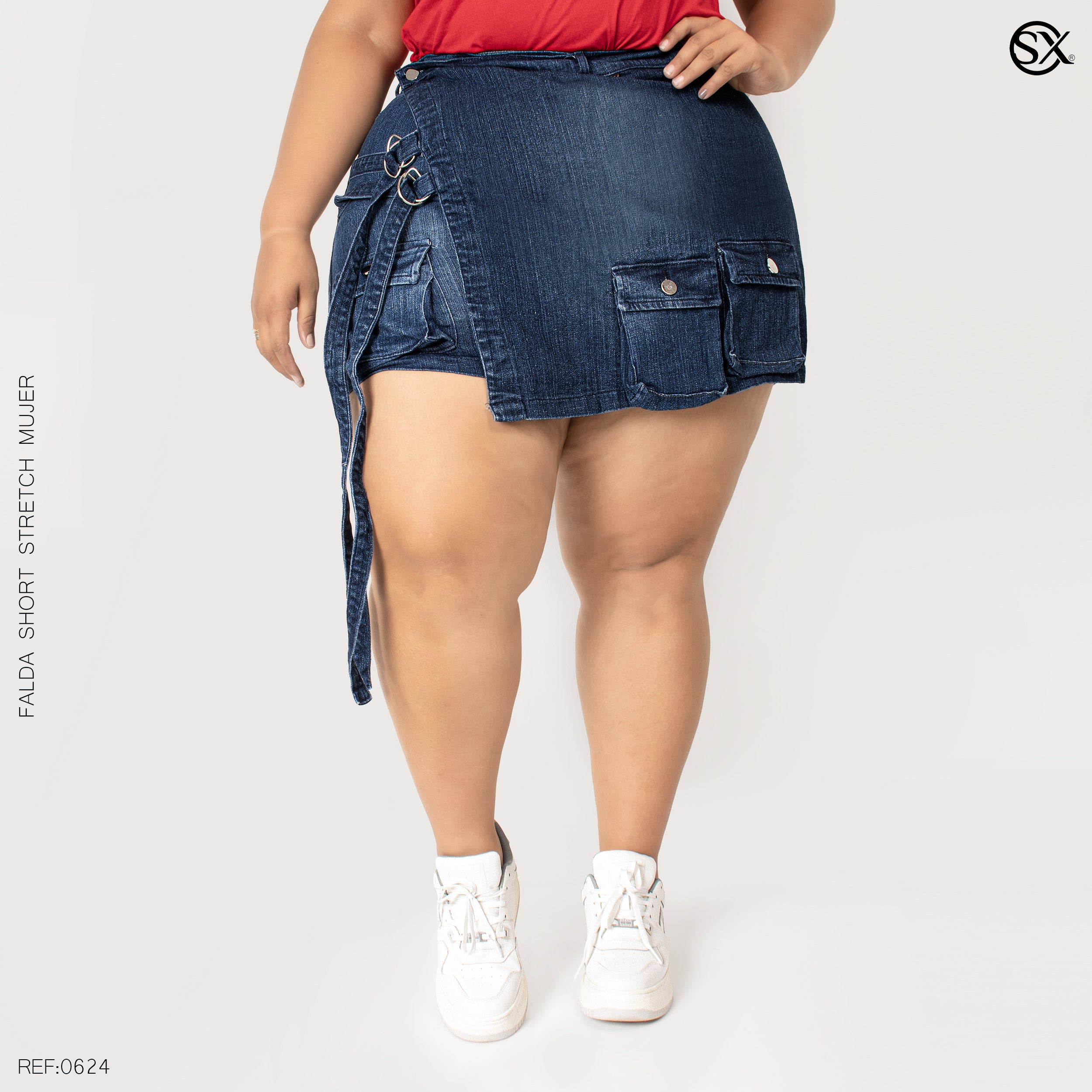 Falda shorts plus 0624