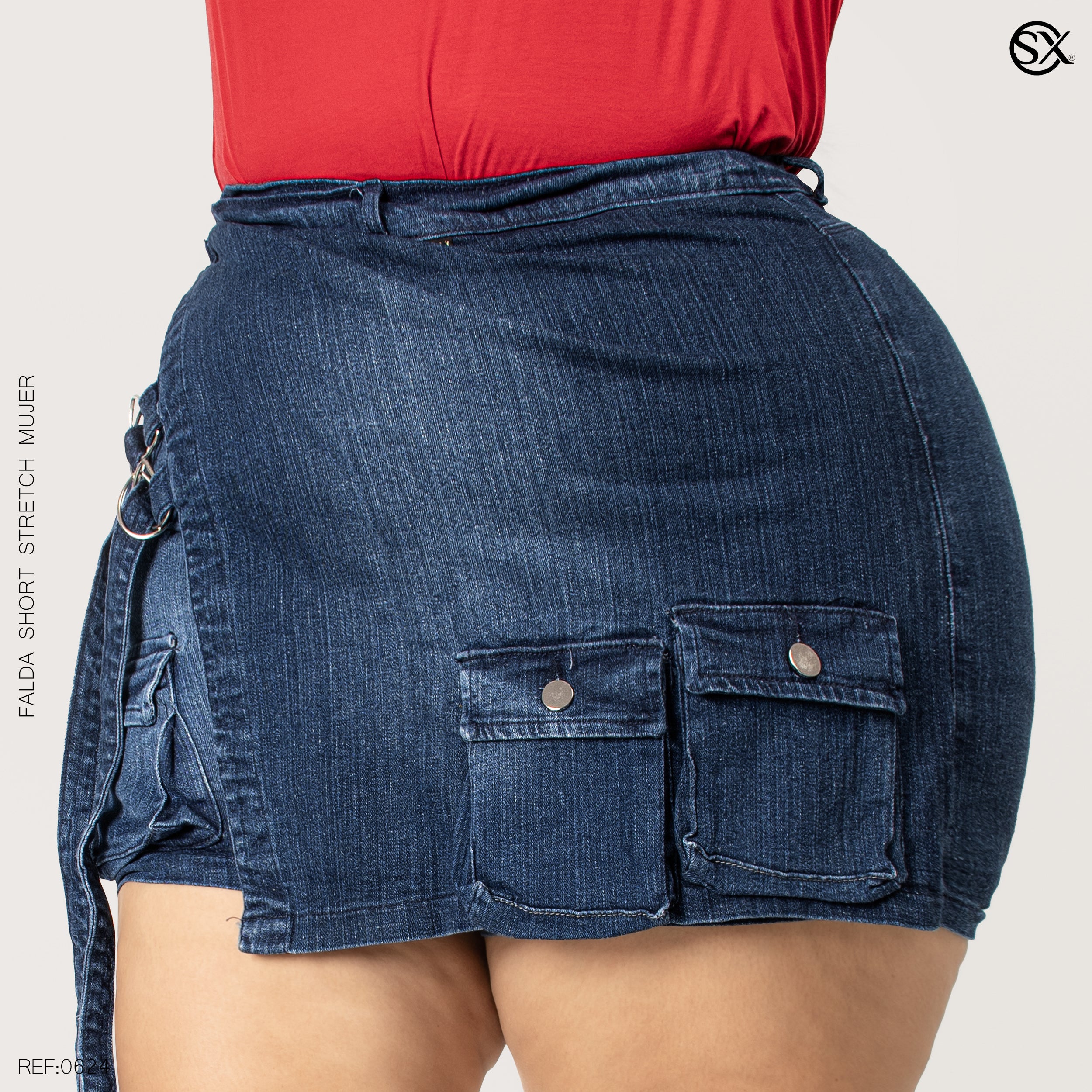 Falda shorts plus 0624