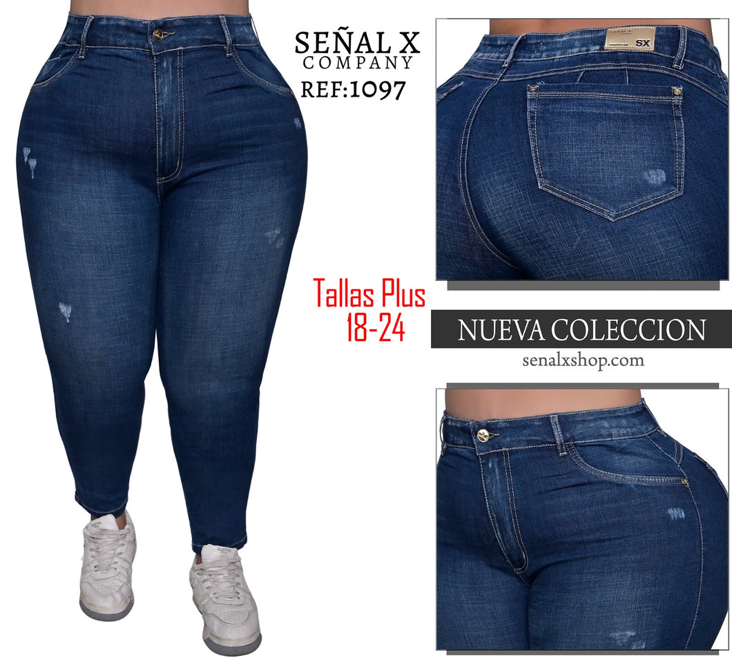 JEANS MUJER CLASICO PLUS REF 1097