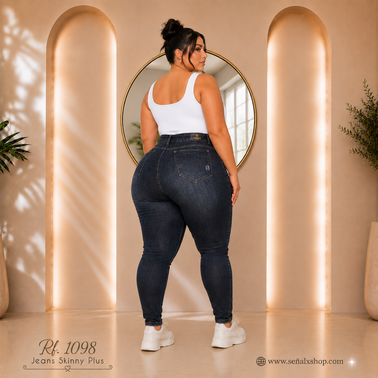 Jeans Mujer Plus 1098