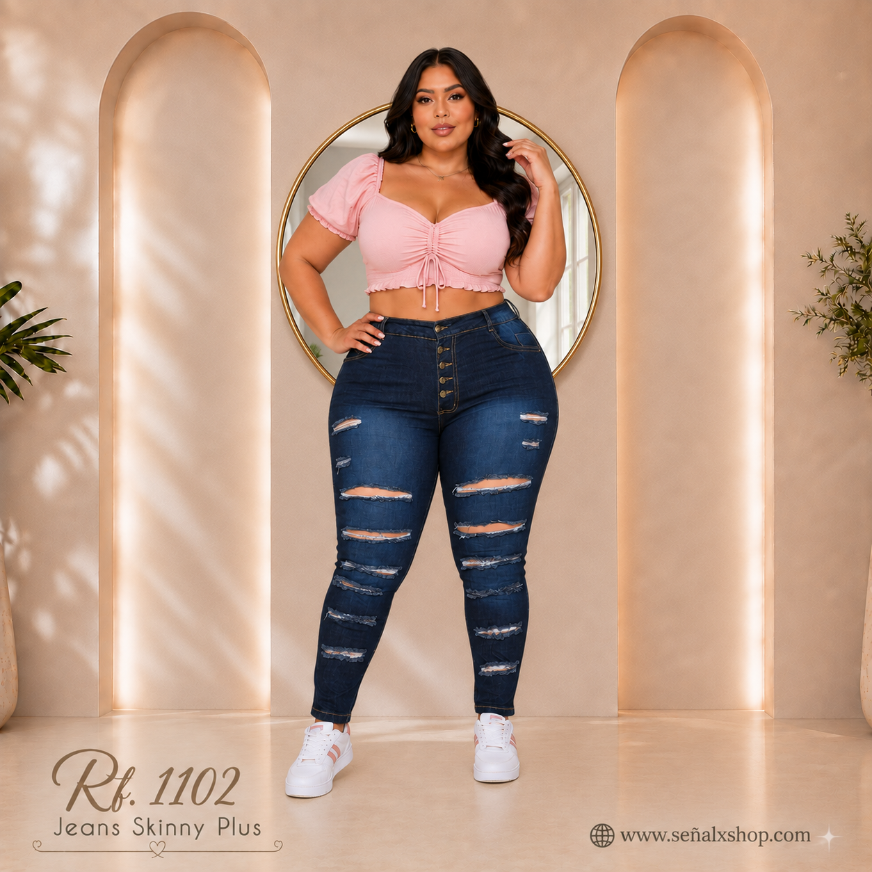 Jeans Mujer Plus 1102