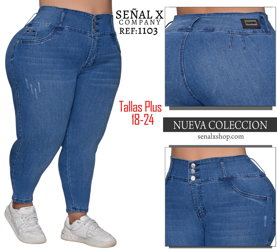 JEANS MUJER CLASICO PLUS REF 1103