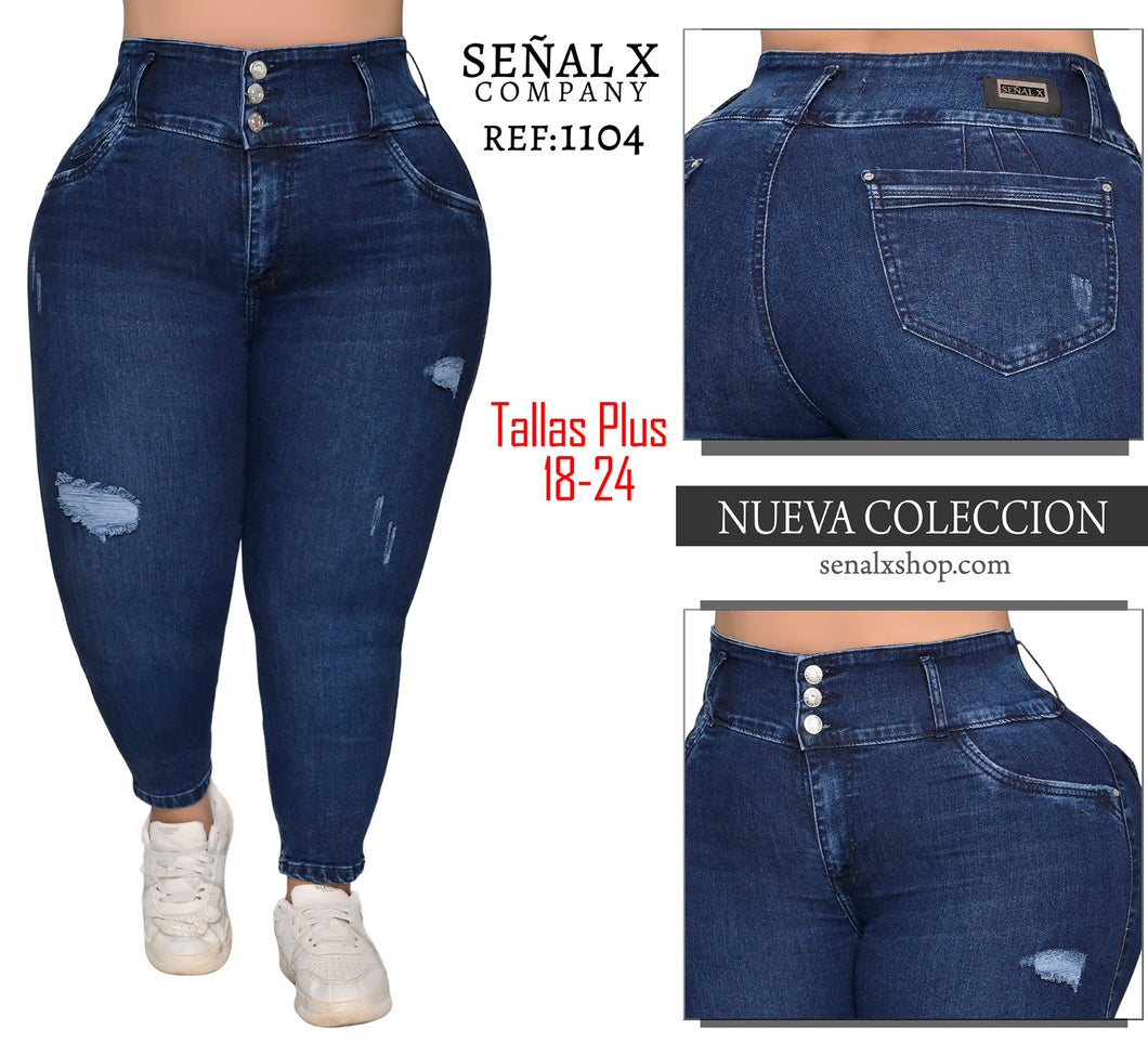 JEANS MUJER CLASICO PLUS REF 1104