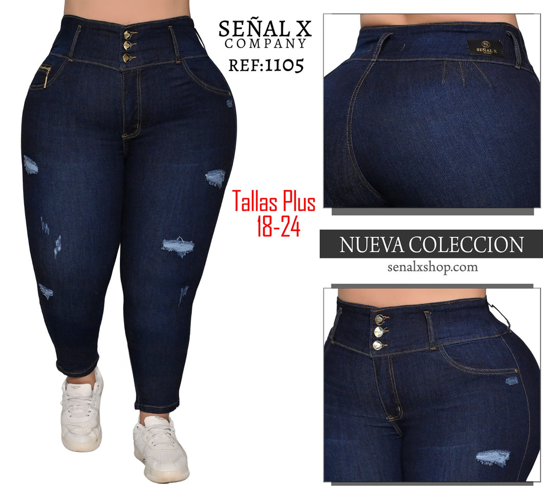 JEANS MUJER CLASICO PLUS REF 1105