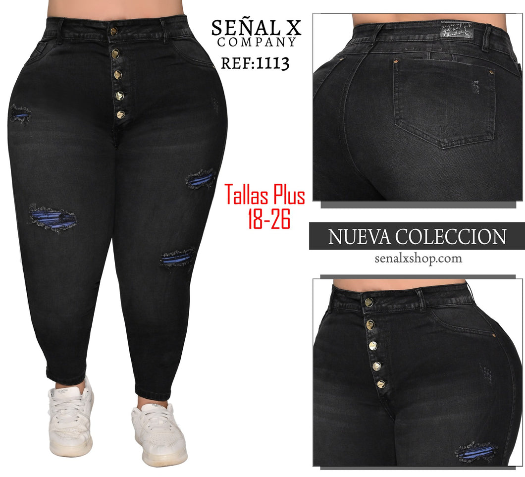JEANS MUJER CLASICO PLUS REF 1113