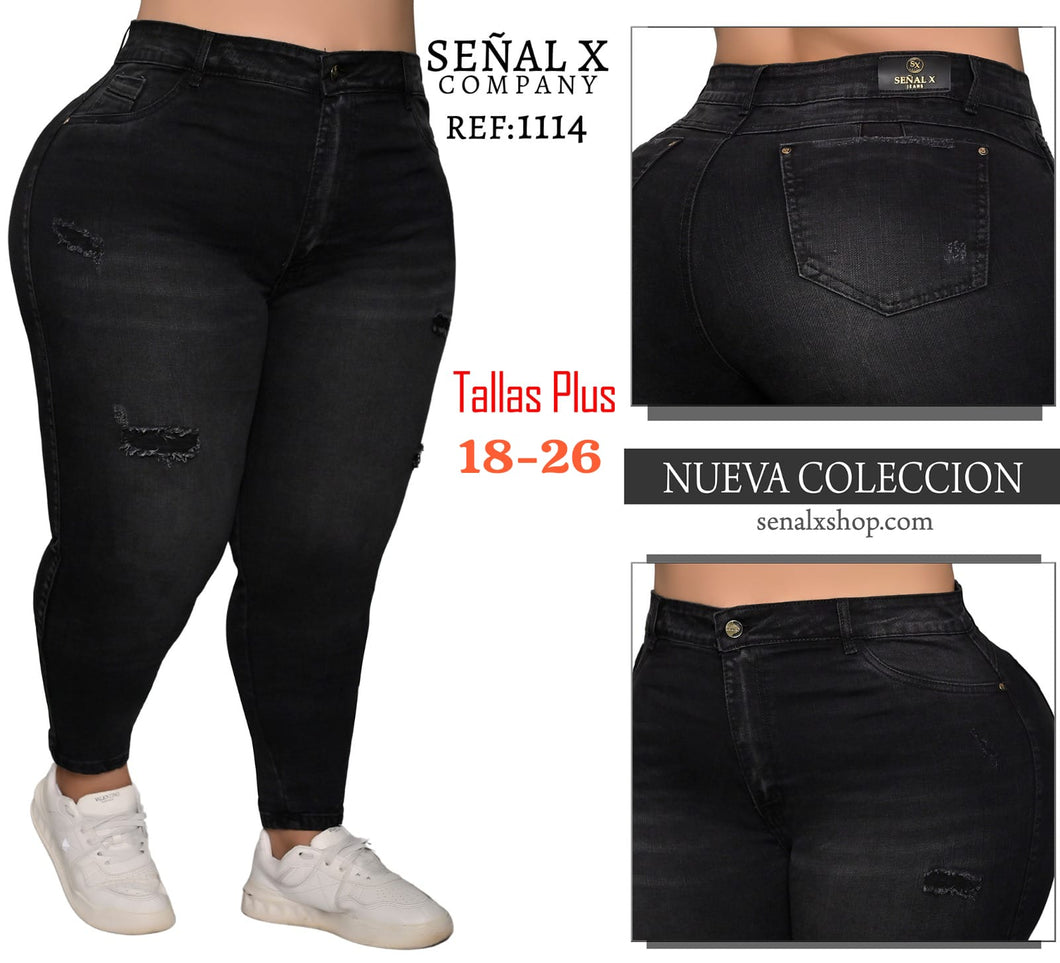 JEANS MUJER CLASICO PLUS  REF 1114