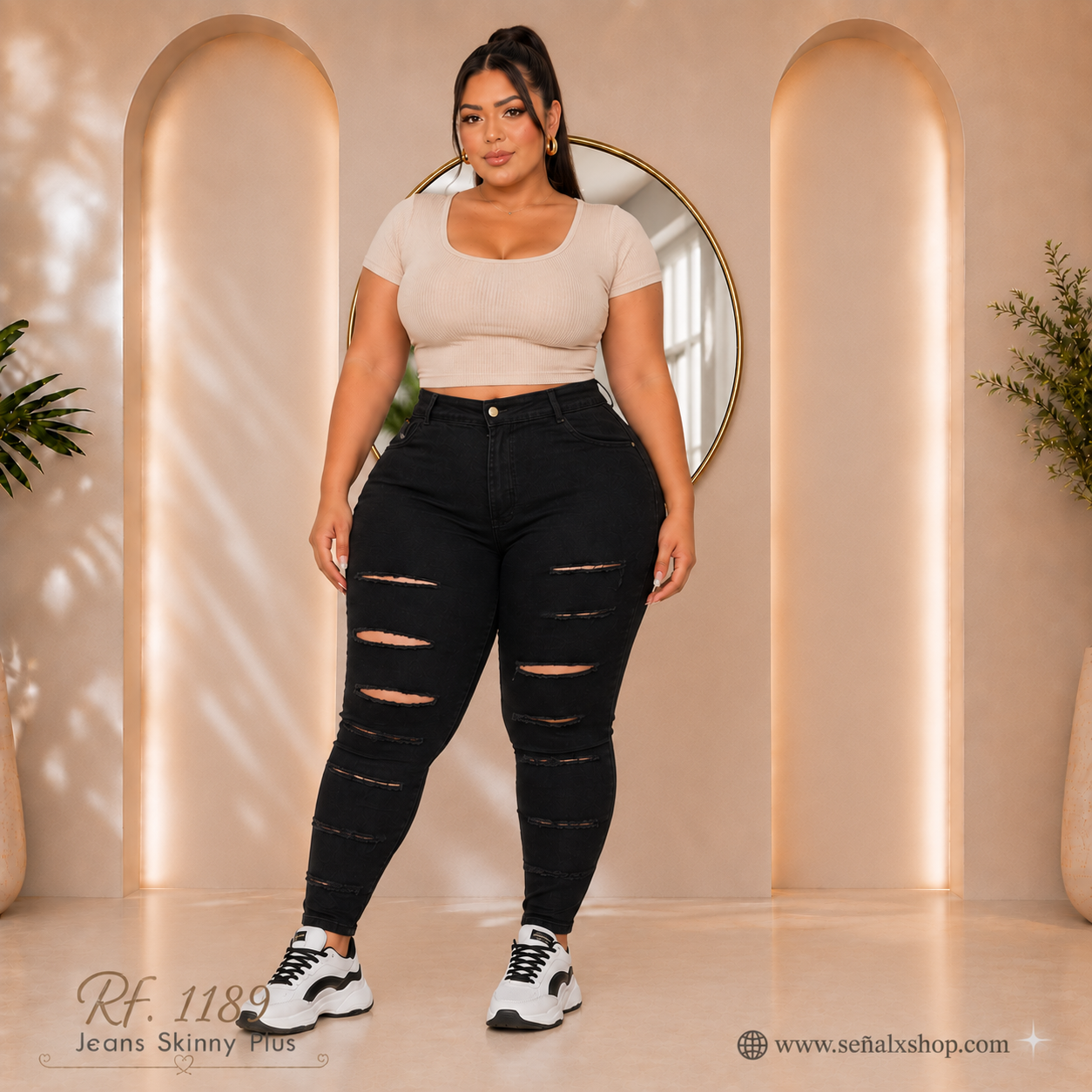 Jeans Mujer Plus 1189