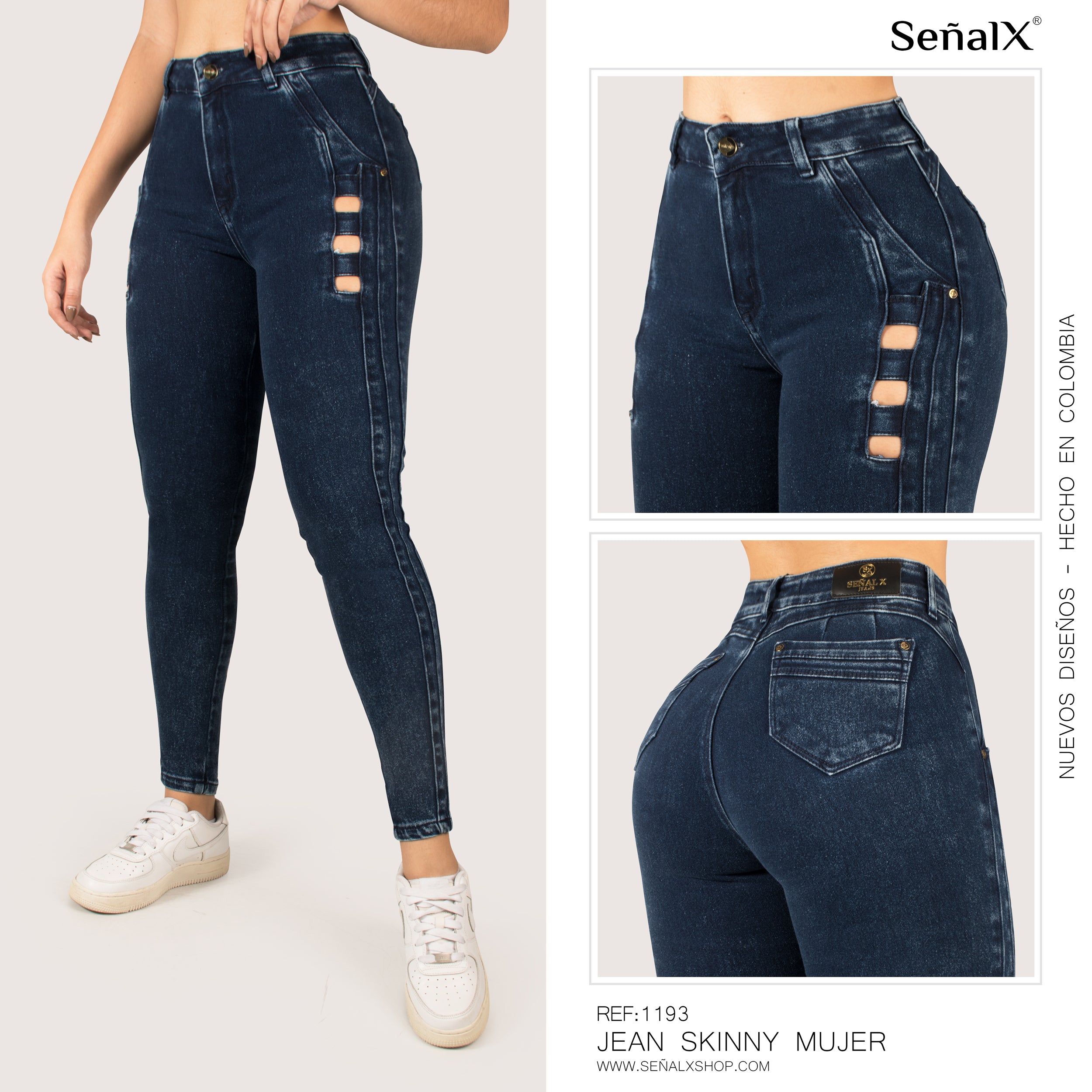 Jeans mujer Skinny 1193
