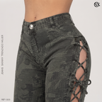 Jeans Mujer SkinnyTrenzado 1203 VERDE