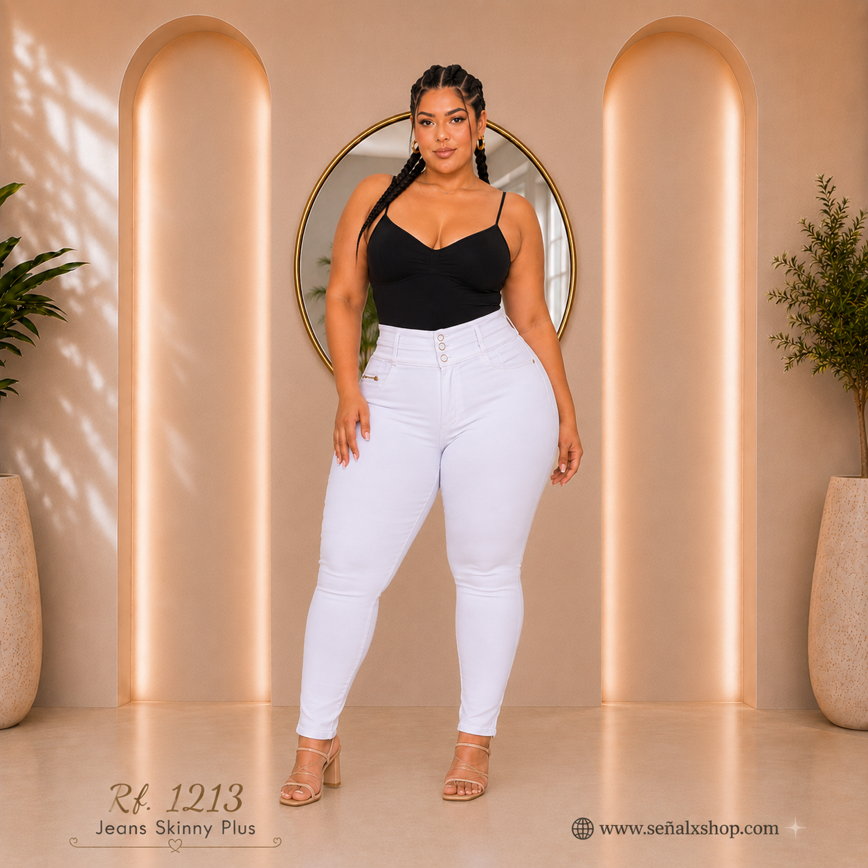 Jeans Mujer Plus 1213