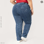 Jeans mujer Mom Flare plus 1218