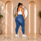 Jeans Mujer Plus 1242