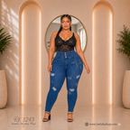 Jeans Mujer Plus 1243