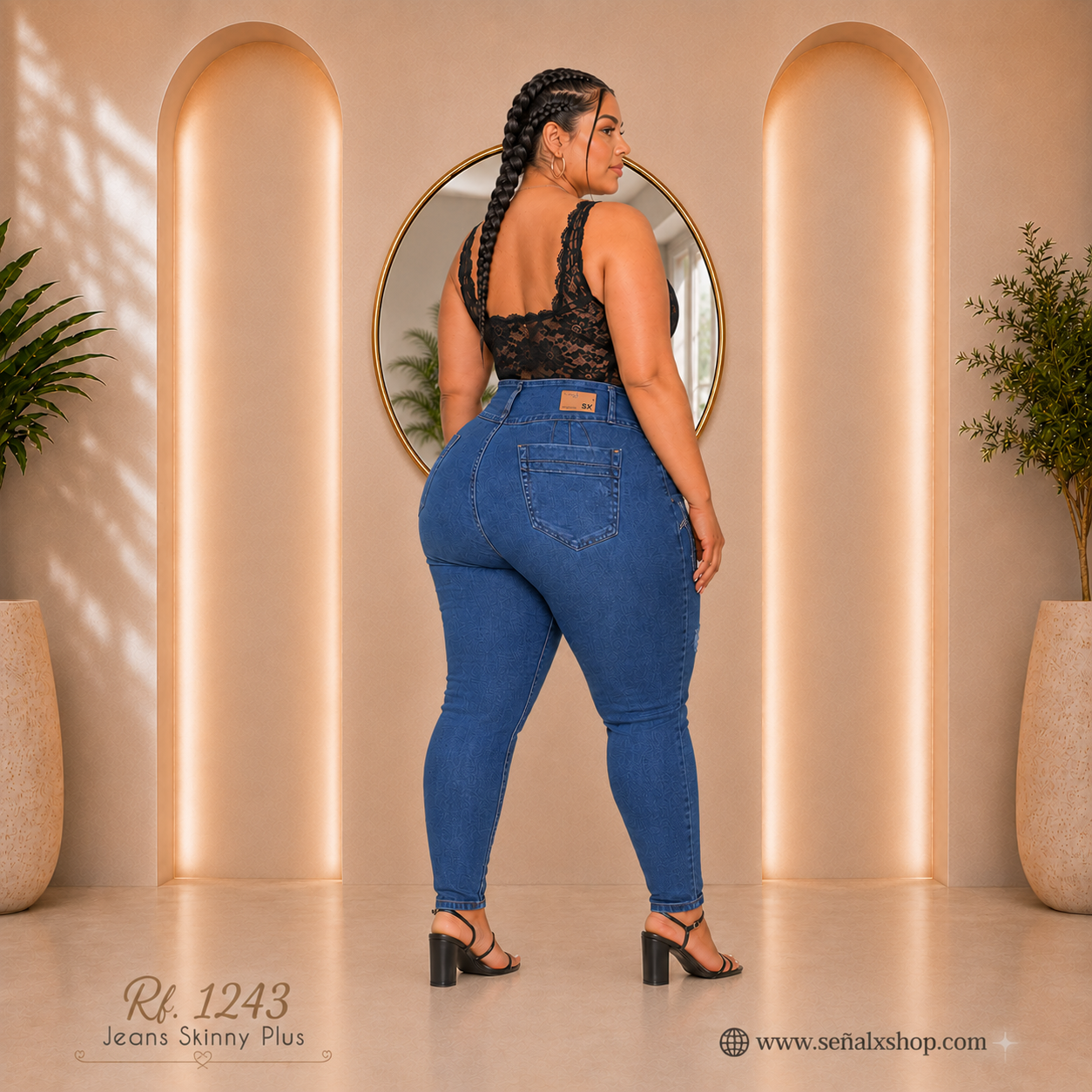 Jeans Mujer Plus 1243