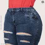 Jeans mujer Skinny plus 1244