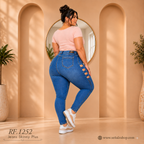 Jeans Mujer Plus 1252