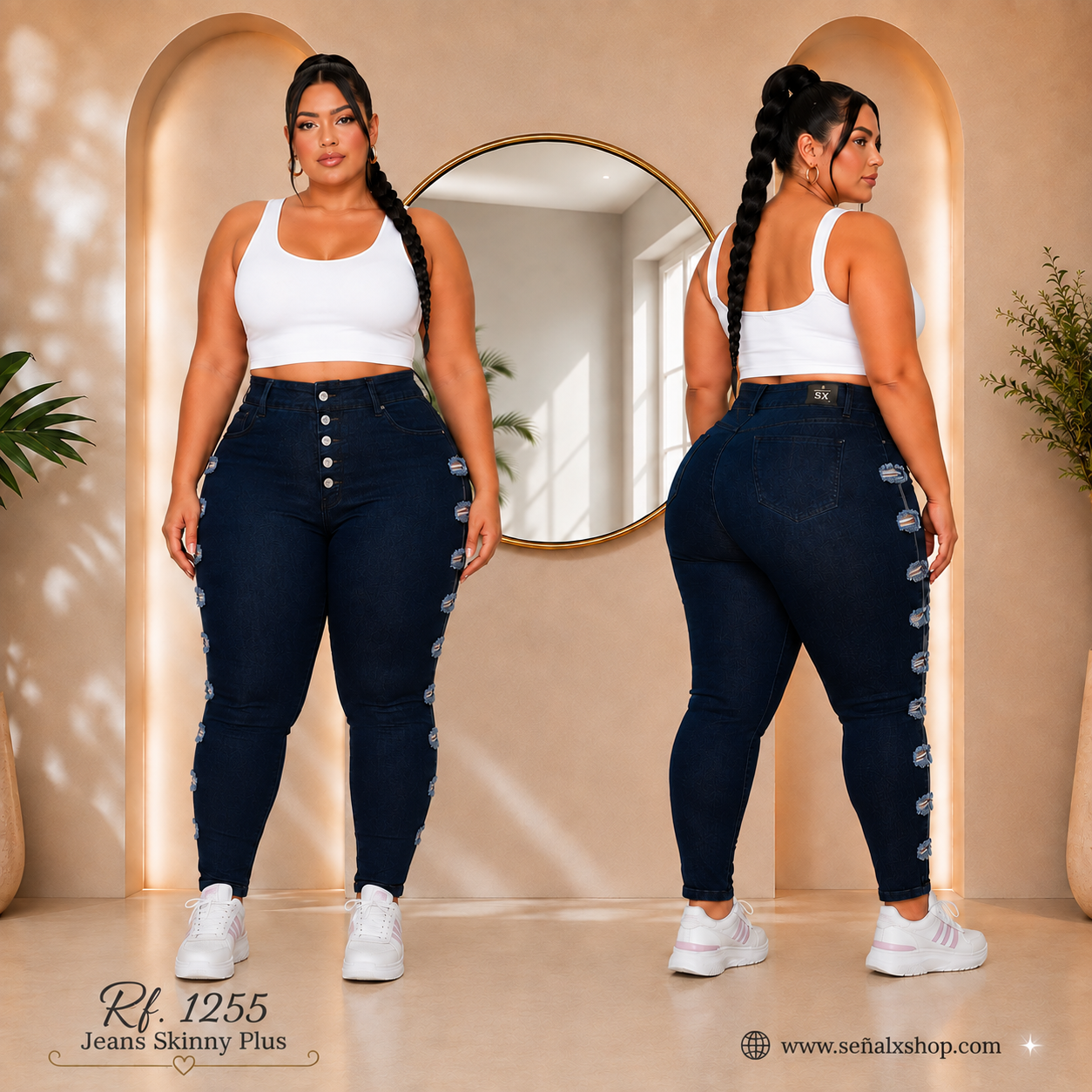 Jeans Mujer Plus 1255