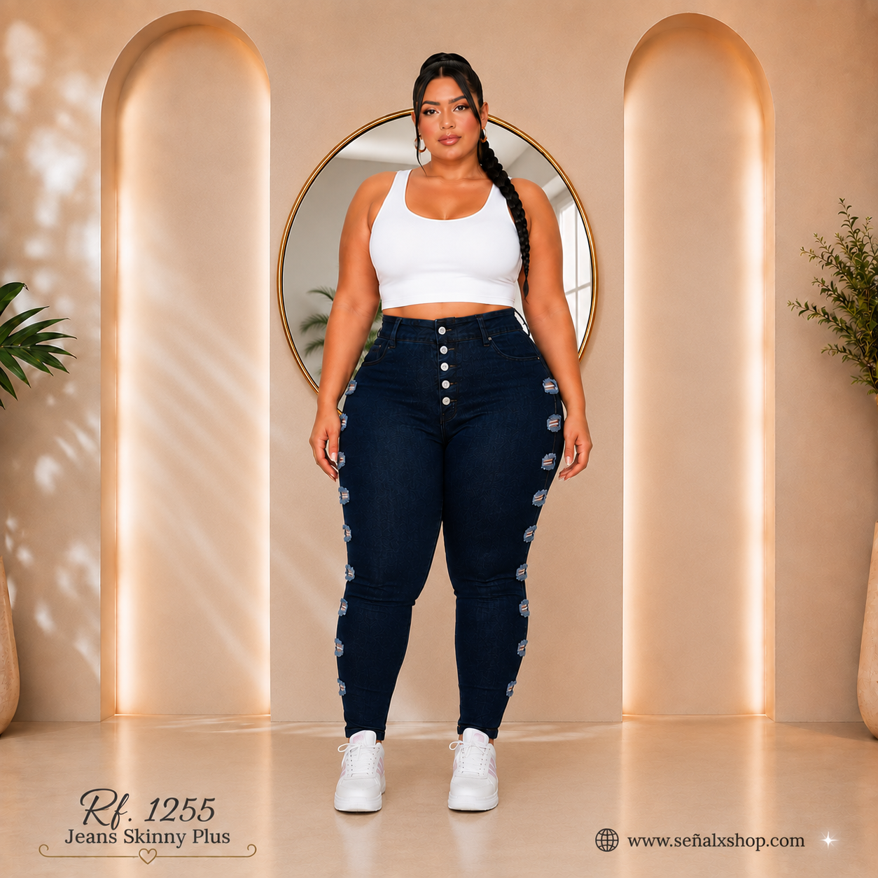 Jeans Mujer Plus 1255