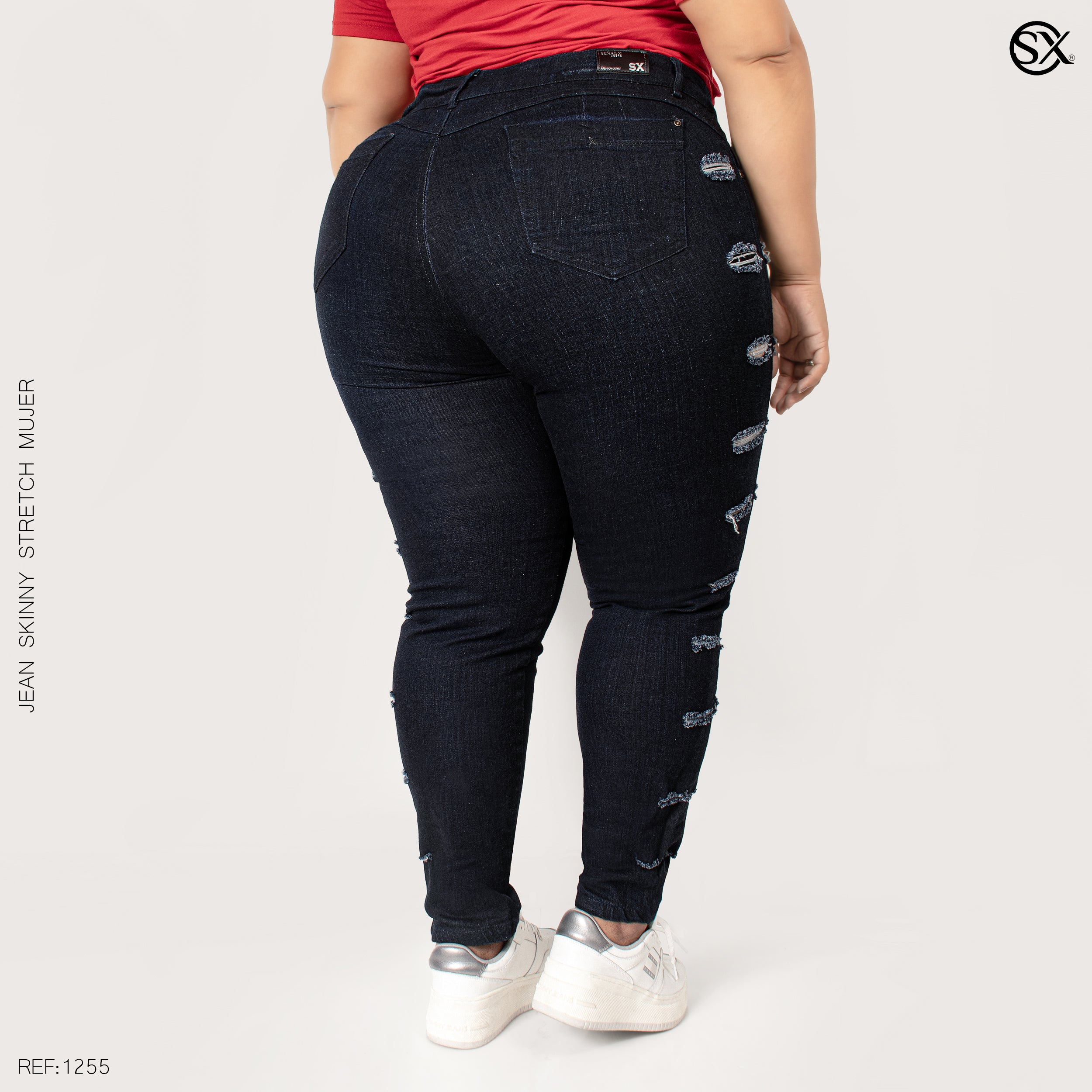 Jeans mujer Skinny plus 1255