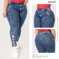 Jeans mujer Skinny plus 1257