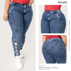 Jeans mujer Skinny plus 1257