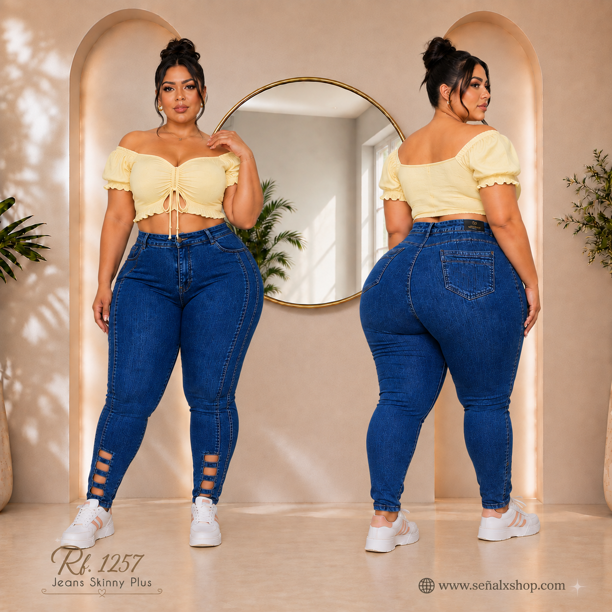 Jeans Mujer Plus  1257