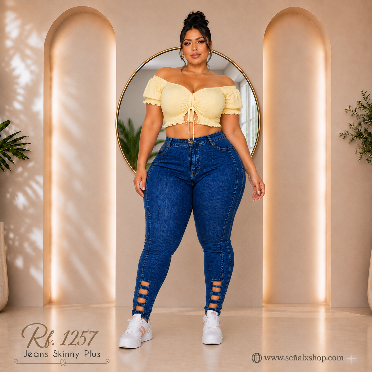 Jeans Mujer Plus  1257