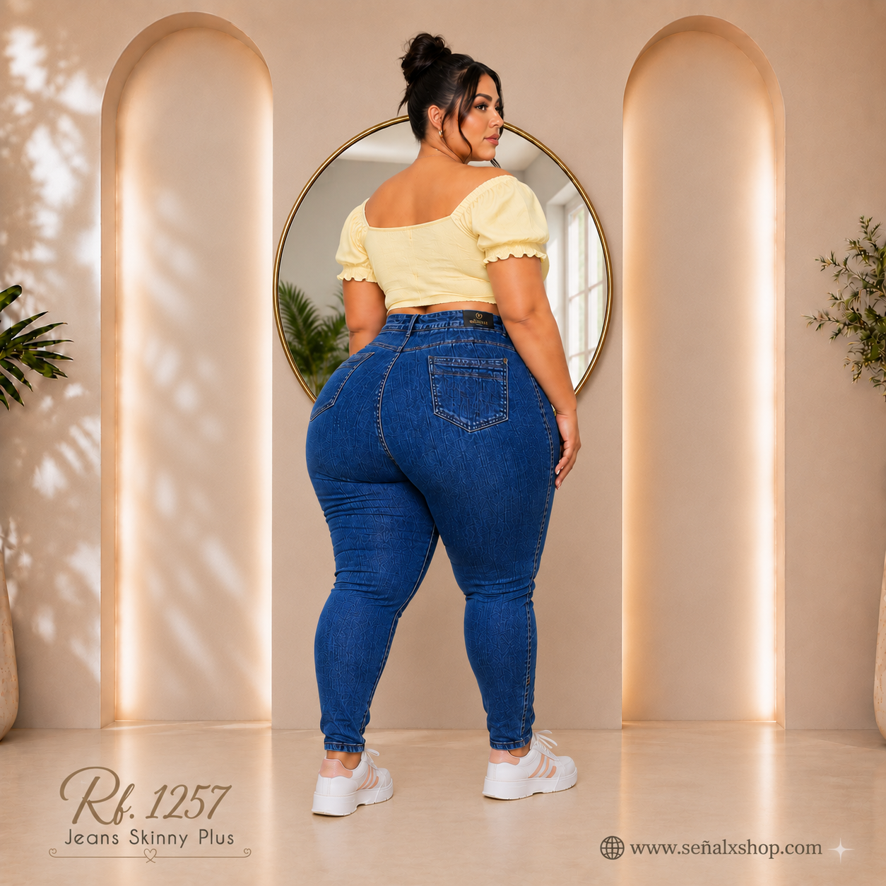 Jeans Mujer Plus  1257