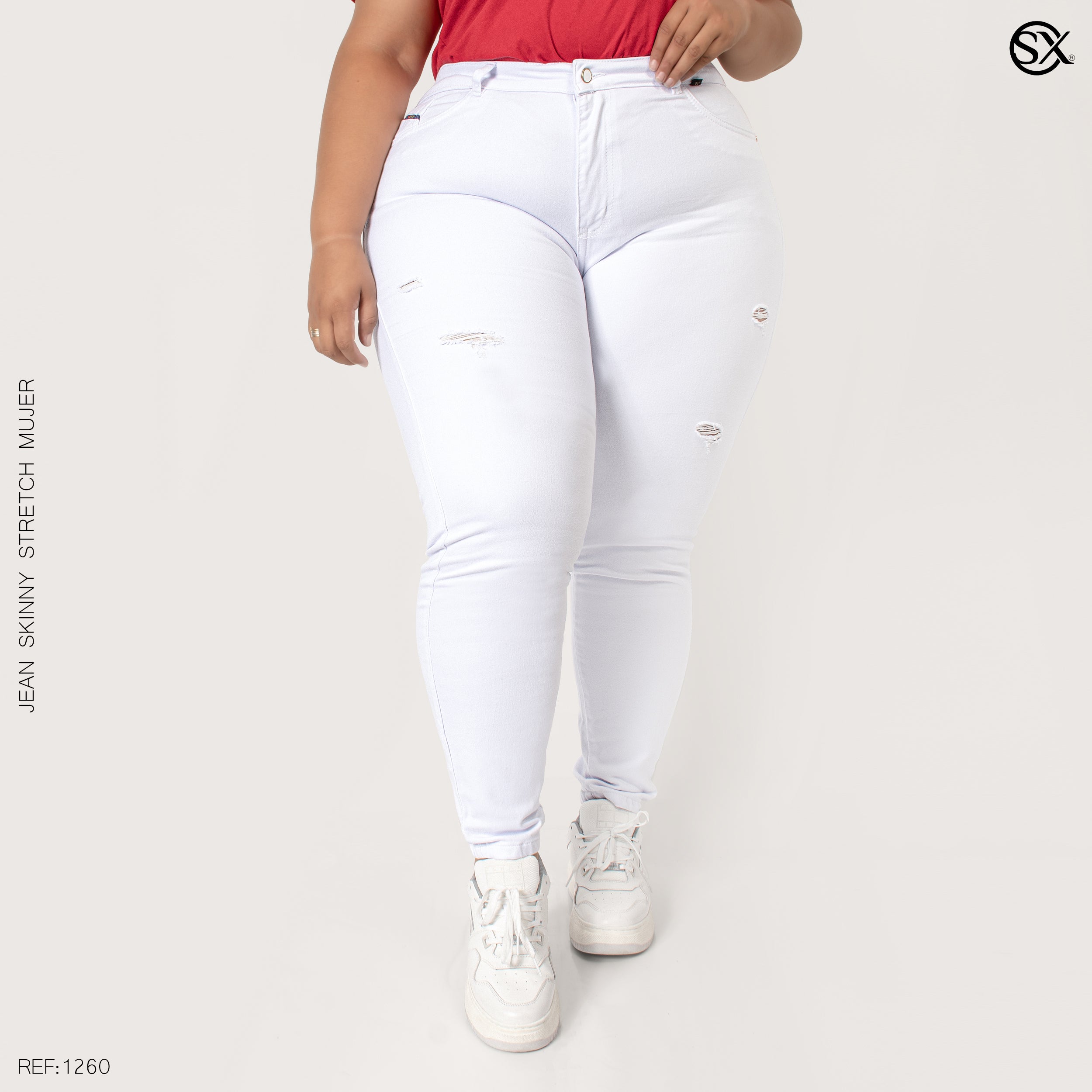Jeans mujer Skinny plus 1260