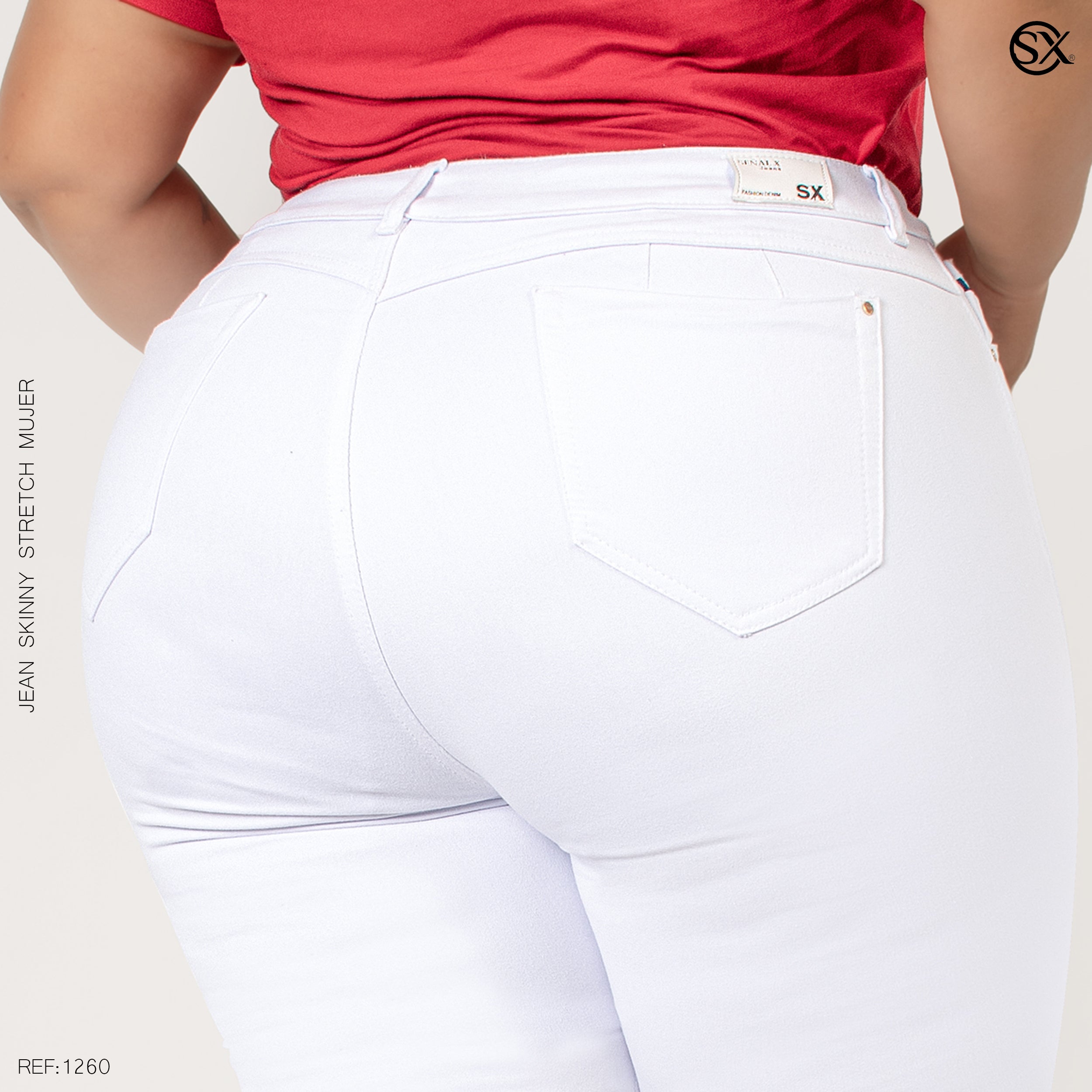 Jeans mujer Skinny plus 1260