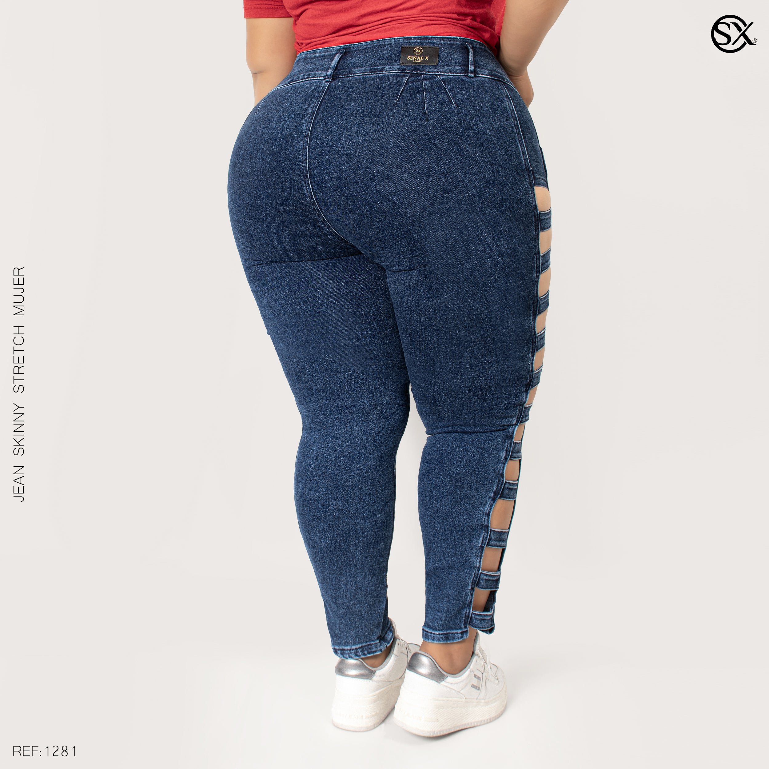 Jeans mujer Skinny plus 1281