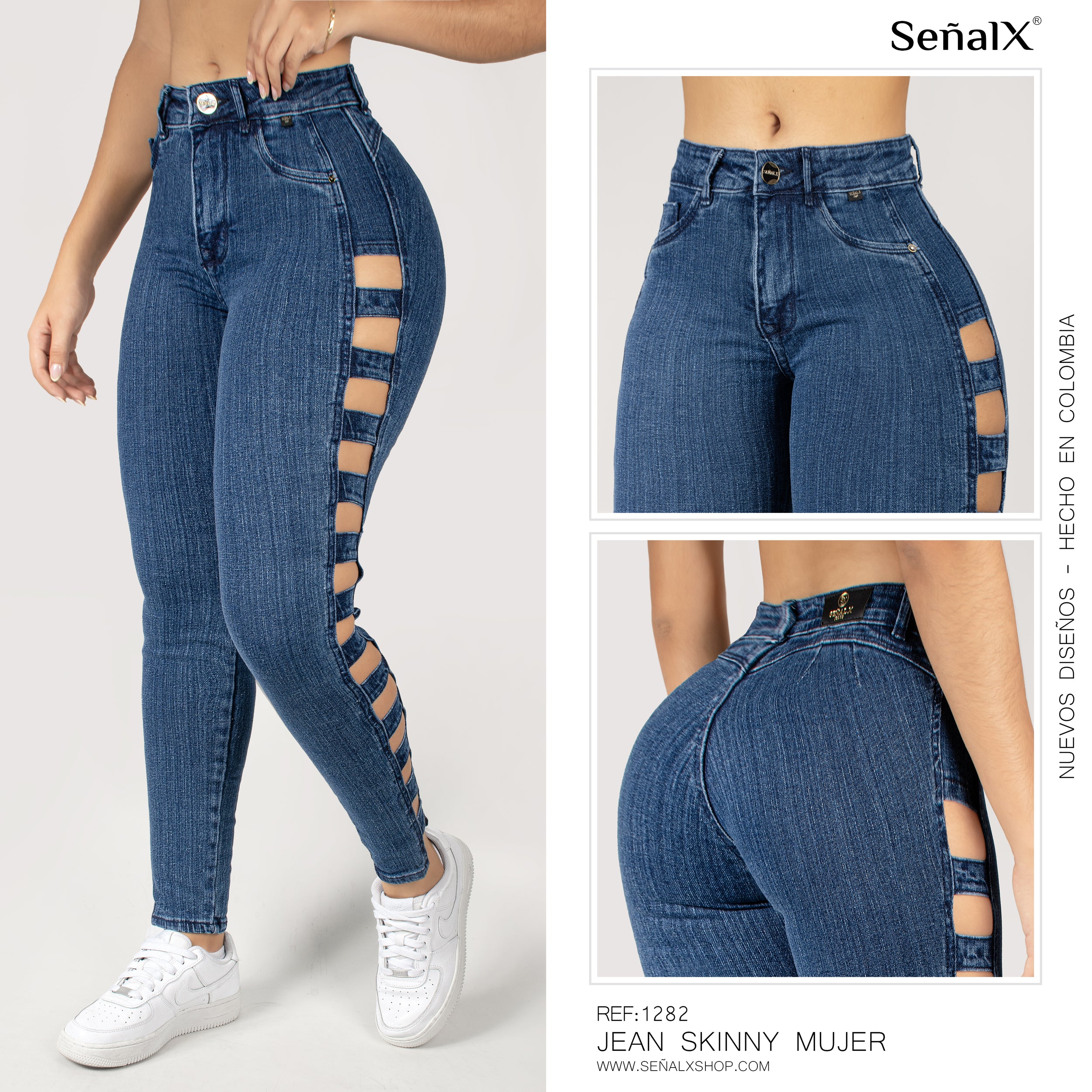 Jeans mujer Skinny 1282