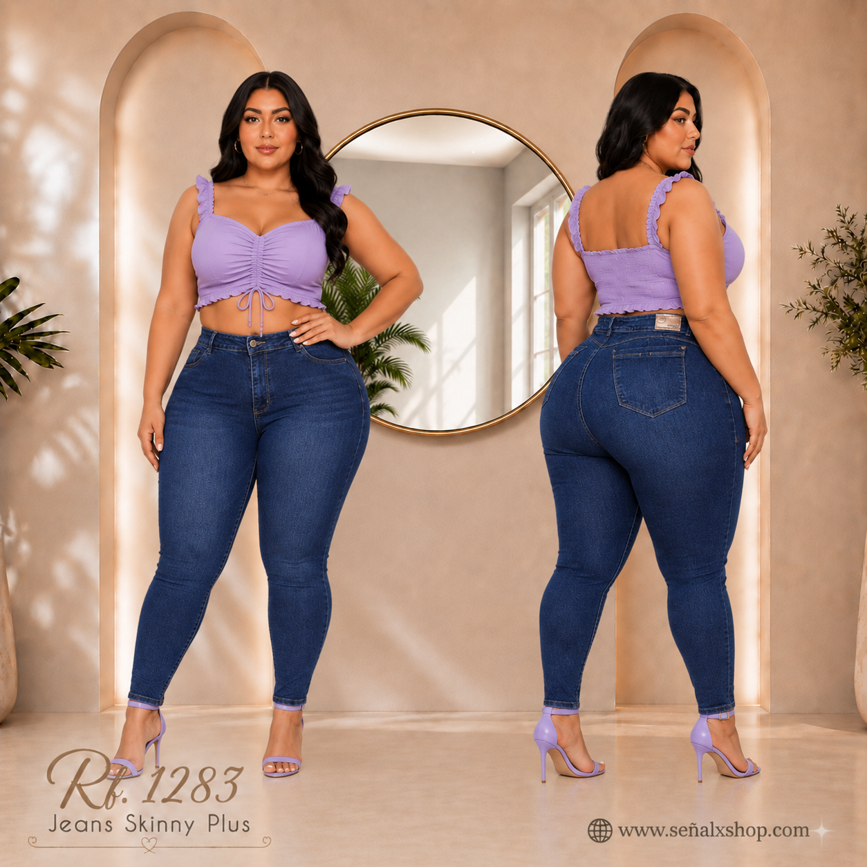 Jeans Mujer Plus 1283