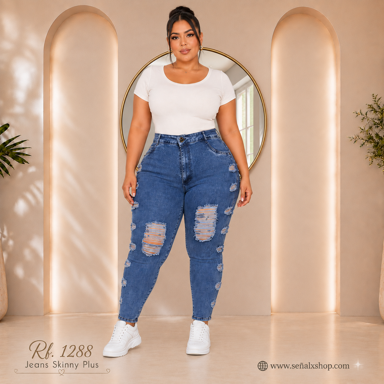 Jeans Mujer Plus 1288