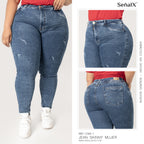 Jeans mujer Skinny plus 1298-1