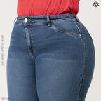 Jeans mujer Skinny plus 1298