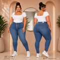 Jeans Mujer Plus 1299-1